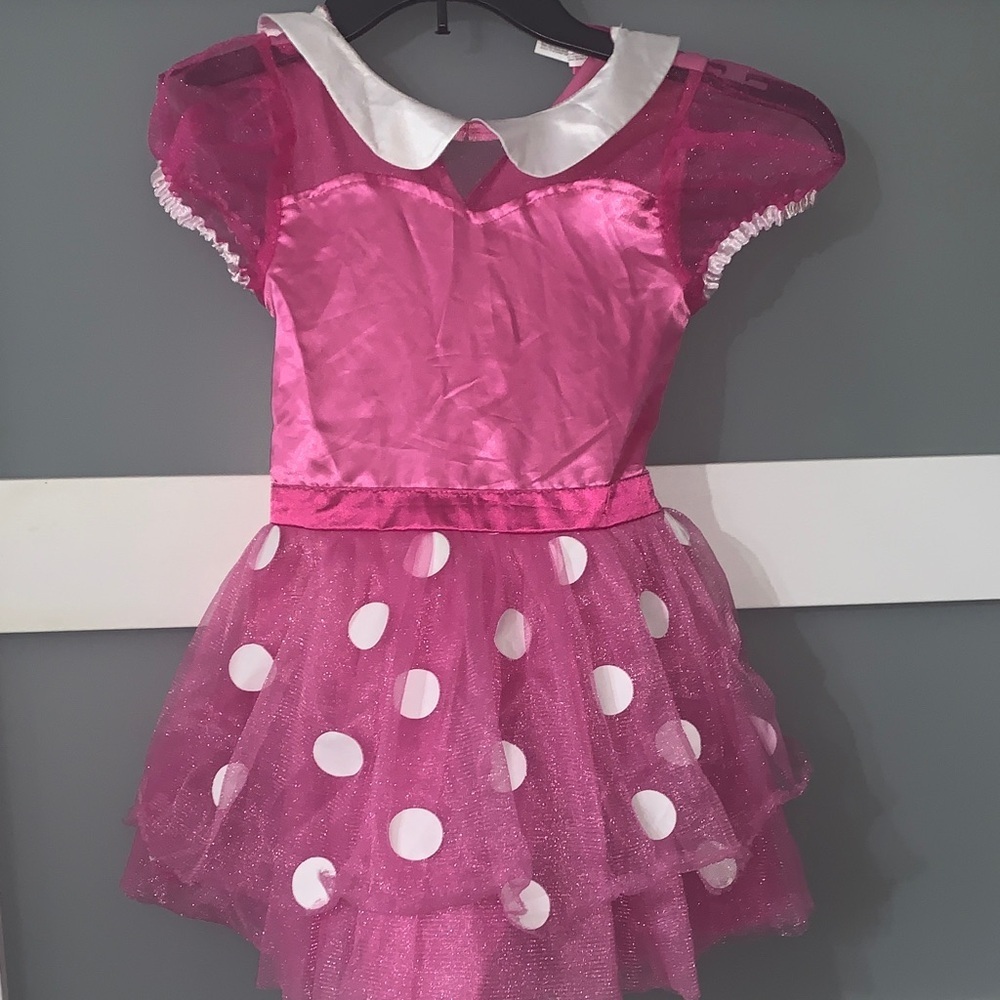 Disney  Minnie  Pink Polka Dot Kids Costume